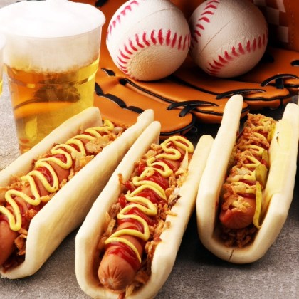 Hot Dog Baseball